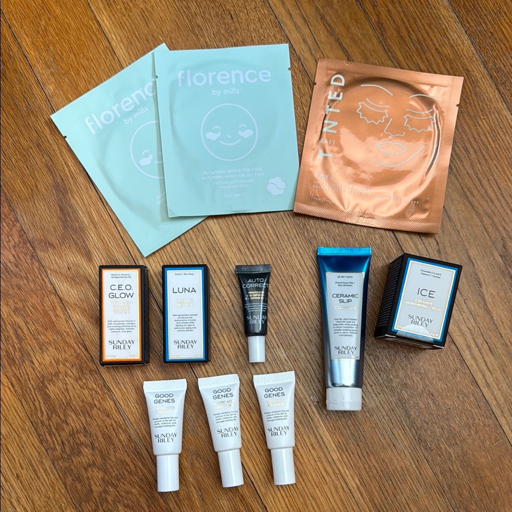 Sunday Riley & Eye Mask Skincare Set